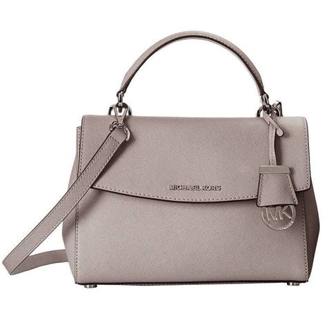 michael kors damen ava henkeltaschen 30t5savs2l grau cement 092|Ava Extra.